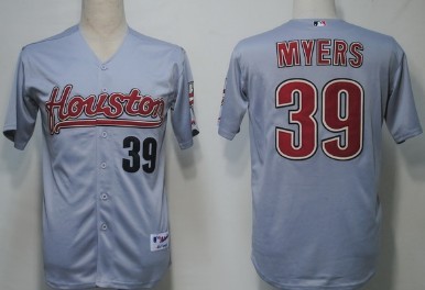 Houston Astros #39 Myers Gray Jersey