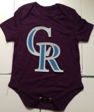 Colorado Rockies Purple Babywear