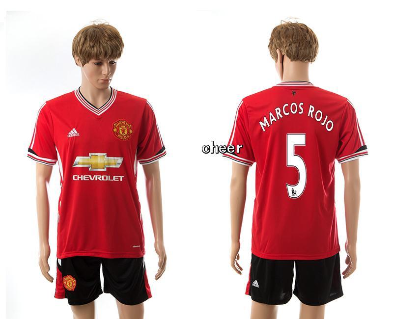 2015 Manchester United HOME 5# Soccer Jerseys