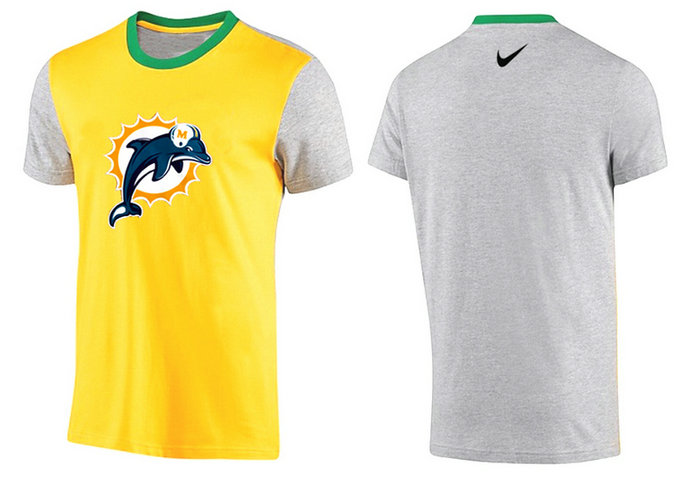 Mens 2015 Nike Nfl Miami Dolphins T-shirts 2