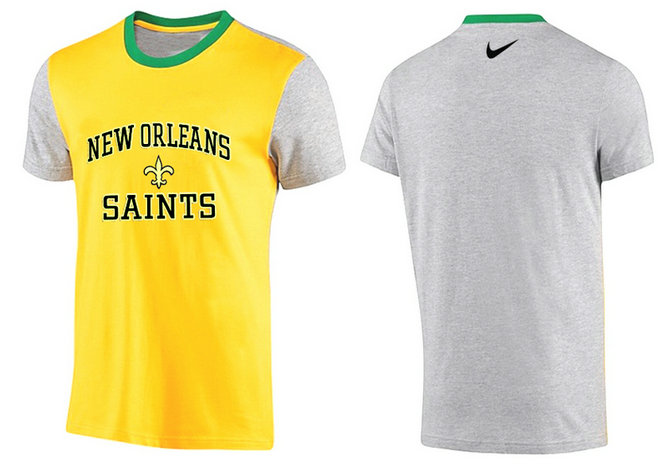 Mens 2015 Nike Nfl New Orleans Saints T-shirts 62