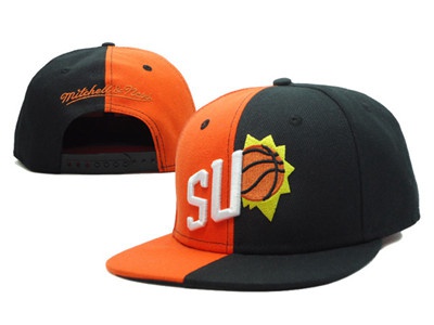 NBA Phoenix Suns Orange Black Two Tonesnapback caps SF_50553