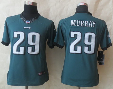 NFL Nike Philadelphia Eagles #29 DeMarco Murray Dark Green Limited Womens Jersey